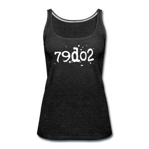 SOBER in Typed Characters - Premium Tank Top - charcoal gray