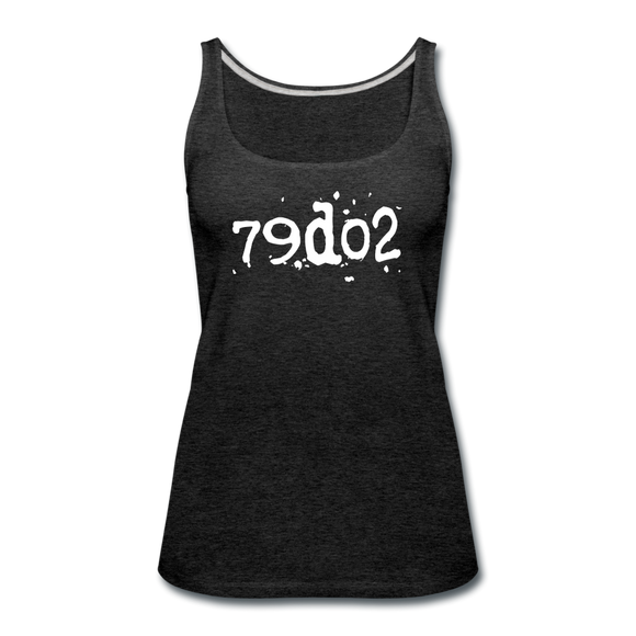 SOBER in Typed Characters - Premium Tank Top - charcoal gray