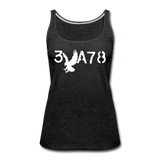 BRAVE in Stenciled Characters - Premium Tank Top - charcoal gray