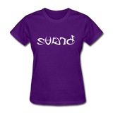 BRAVE in Tribal Characters - Women's Shirt - purple