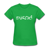 BRAVE in Tribal Characters - Women's Shirt - bright green
