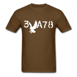 BRAVE in Stenciled Characters - Classic T-Shirt - brown