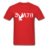 BRAVE in Stenciled Characters - Classic T-Shirt - red