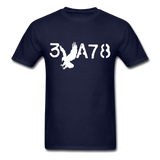 BRAVE in Stenciled Characters - Classic T-Shirt - navy