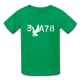 BRAVE in Stenciled Characters - Child's T-Shirt - kelly green