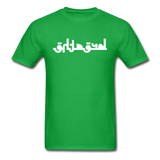 BREATHE in Abstract Characters - Classic T-Shirt - bright green