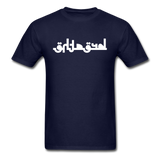 BREATHE in Abstract Characters - Classic T-Shirt - navy