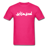BREATHE in Abstract Characters - Classic T-Shirt - fuchsia