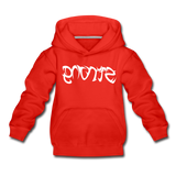 STRONG in Tribal Characters - Children's Hoodie - red