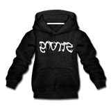 STRONG in Tribal Characters - Children's Hoodie - charcoal gray