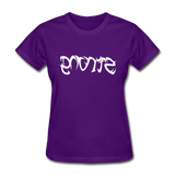 STRONG in Tribal Characters - Women's Shirt - purple