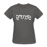 STRONG in Tribal Characters - Women's Shirt - charcoal