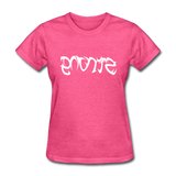 STRONG in Tribal Characters - Women's Shirt - heather pink