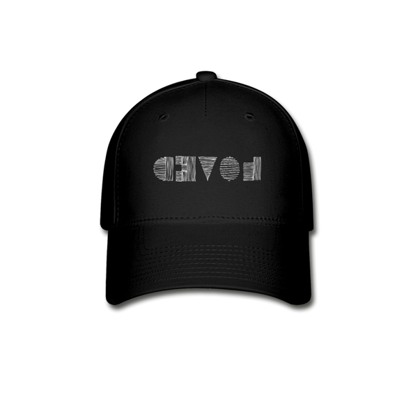 LOVED in Scratched Lines - Baseball Cap - black