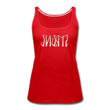 STRONG in Trees - Premium Tank Top - red