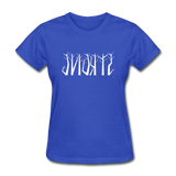 STRONG in Trees - Women's Shirt - royal blue