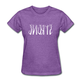 STRONG in Trees - Women's Shirt - purple heather