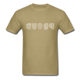 PROUD in Scratched Lines - Classic T-Shirt - khaki