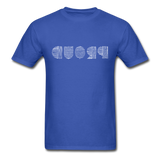 PROUD in Scratched Lines - Classic T-Shirt - royal blue
