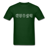 PROUD in Scratched Lines - Classic T-Shirt - forest green