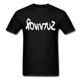SURVIVOR in Ribbon & Writing - Classic T-Shirt - black