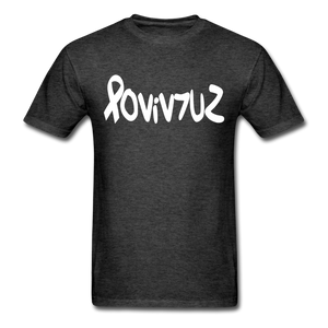 SURVIVOR in Ribbon & Writing - Classic T-Shirt - heather black