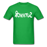 SURVIVOR in Ribbon & Writing - Classic T-Shirt - bright green