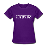 SURVIVOR in Stenciled Characters - Women's Shirt - purple