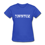 SURVIVOR in Stenciled Characters - Women's Shirt - royal blue