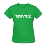 SURVIVOR in Stenciled Characters - Women's Shirt - bright green