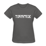 SURVIVOR in Stenciled Characters - Women's Shirt - charcoal