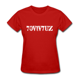 SURVIVOR in Stenciled Characters - Women's Shirt - red