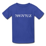 SURVIVOR in Characters & Semicolon - Child's T-Shirt - royal blue