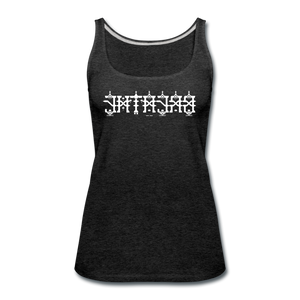 BREATHE in Temples - Premium Tank Top - charcoal gray