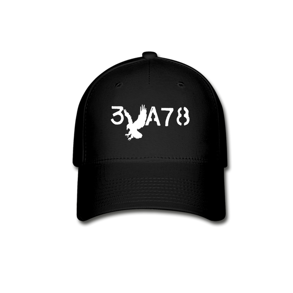 BRAVE in Stenciled Characters - Baseball Cap - black