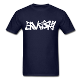 BRAVE in Graffiti - Classic T-Shirt - navy