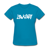 BRAVE in Graffiti - Women's Shirt - turquoise
