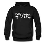 STRONG in Tribal Characters - Adult Hoodie - black
