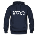 STRONG in Tribal Characters - Adult Hoodie - navy