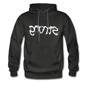 STRONG in Tribal Characters - Adult Hoodie - charcoal gray