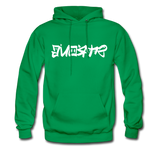 STRONG in Graffiti - Adult Hoodie - kelly green