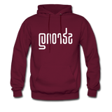 STRONG in Abstract Lines - Adult Hoodie - burgundy