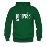STRONG in Abstract Lines - Adult Hoodie - forest green