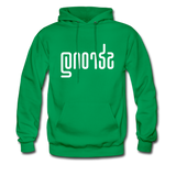 STRONG in Abstract Lines - Adult Hoodie - kelly green