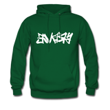 BRAVE in Graffiti - Adult Hoodie - forest green