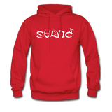 BRAVE in Tribal Characters - Adult Hoodie - red