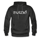 BRAVE in Tribal Characters - Adult Hoodie - charcoal gray