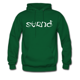 BRAVE in Tribal Characters - Adult Hoodie - forest green