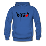 LOVED in Drawn Characters - Adult Hoodie - royal blue