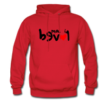 LOVED in Drawn Characters - Adult Hoodie - red